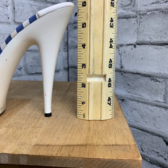 Highest Heel Collection Platform Sandal Faux Patent Leather Anchor Stiletto Pump - Picture 9 of 10